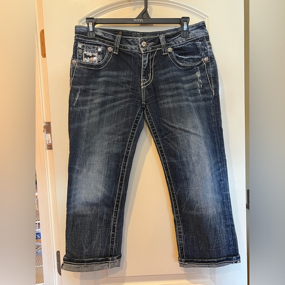 MISS ME cuffed capri. Size 28. Jean Capri - Picture 2 of 12